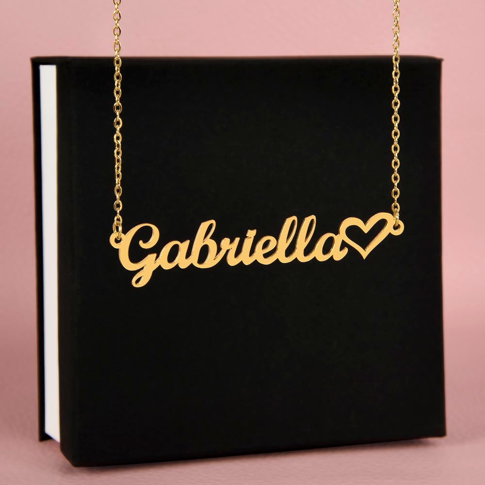 Personalized Heart Name Necklace – Known & Loved