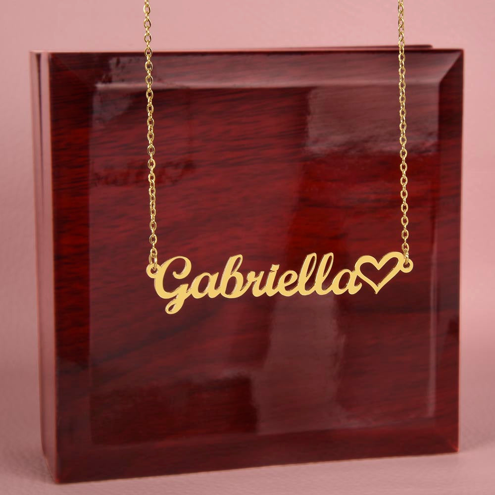 Personalized Heart Name Necklace – Known & Loved