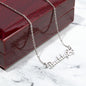 Non-Message Card Paw Print Personalized Name Necklace