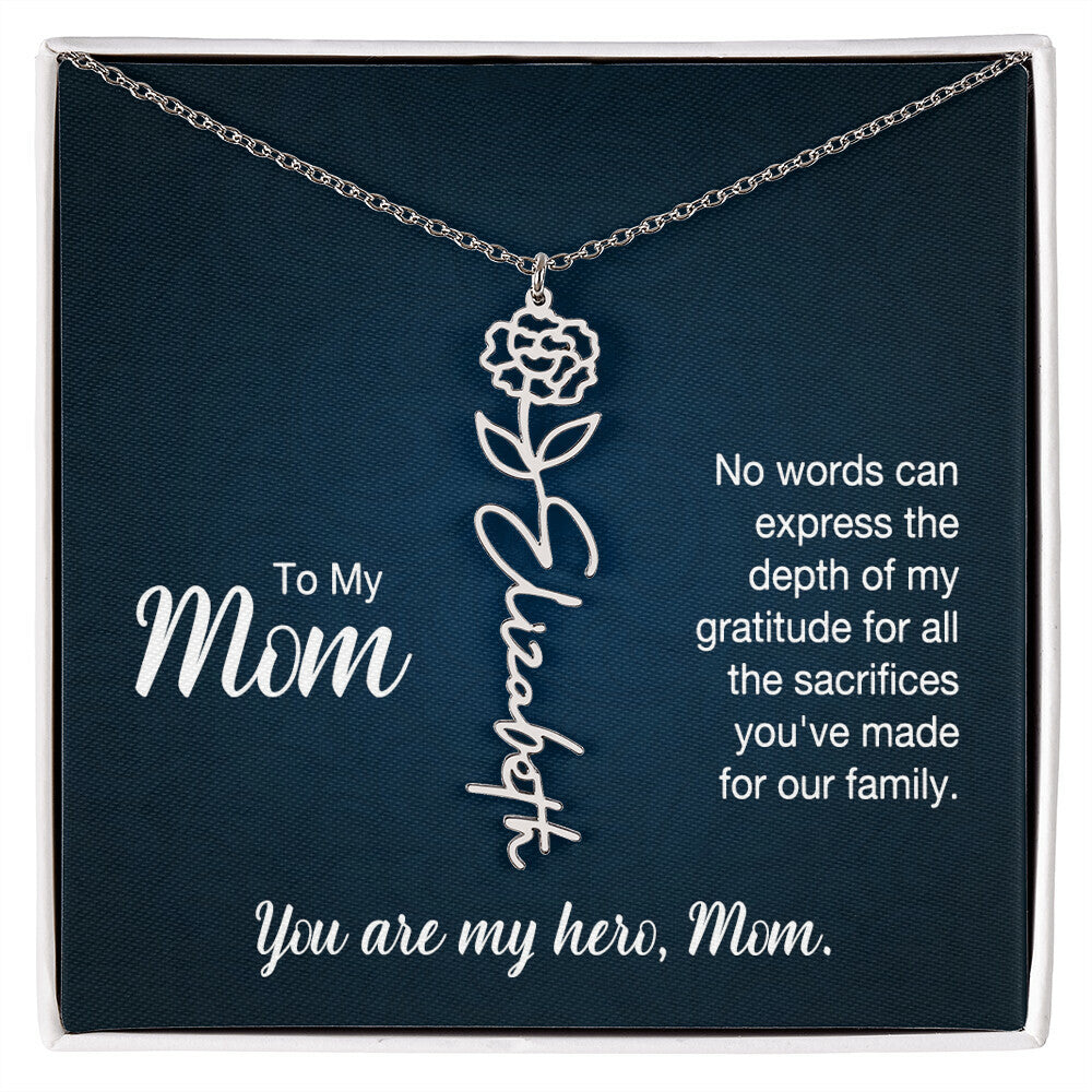 To my Mom - No Words Can Express the Depth of my Gratitude