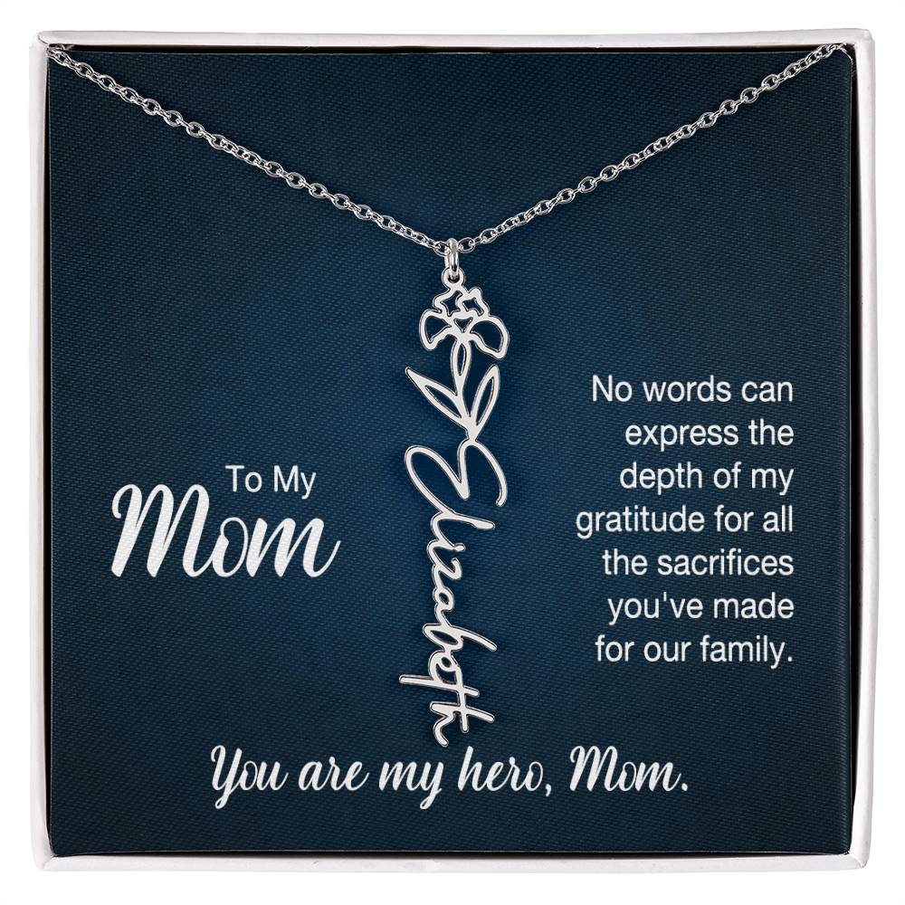 To my Mom - No Words Can Express the Depth of my Gratitude