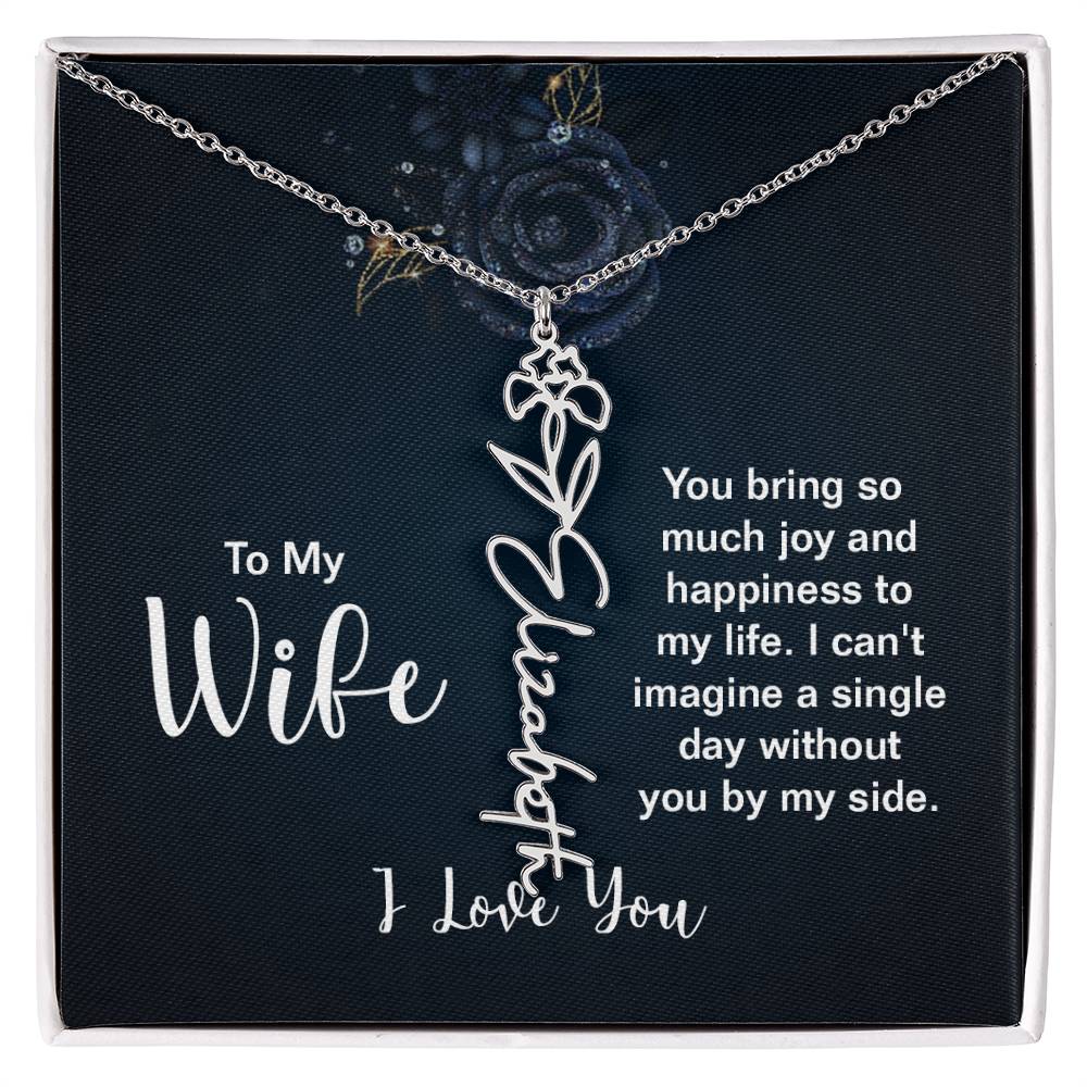 To my wife - you bring so much joy
