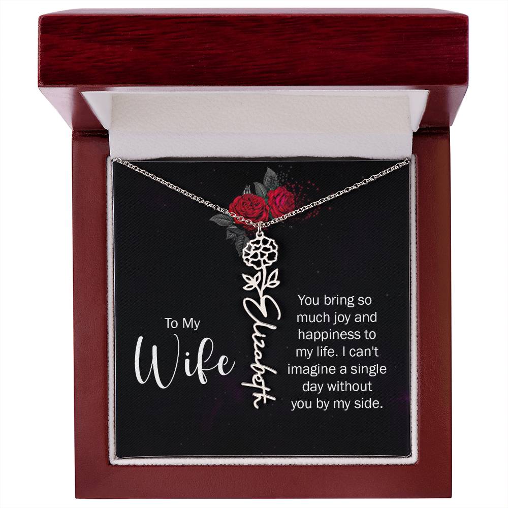 To my wife - you bring so much joy and happiness to my life