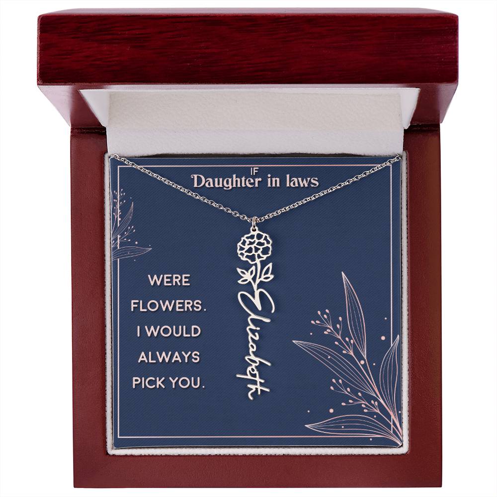 To my Daughter-in-law I Will Always Pick You