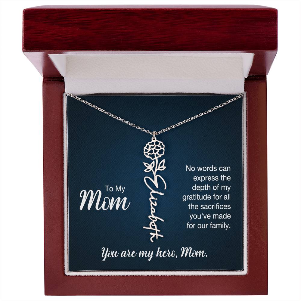 To my Mom - No Words Can Express the Depth of my Gratitude