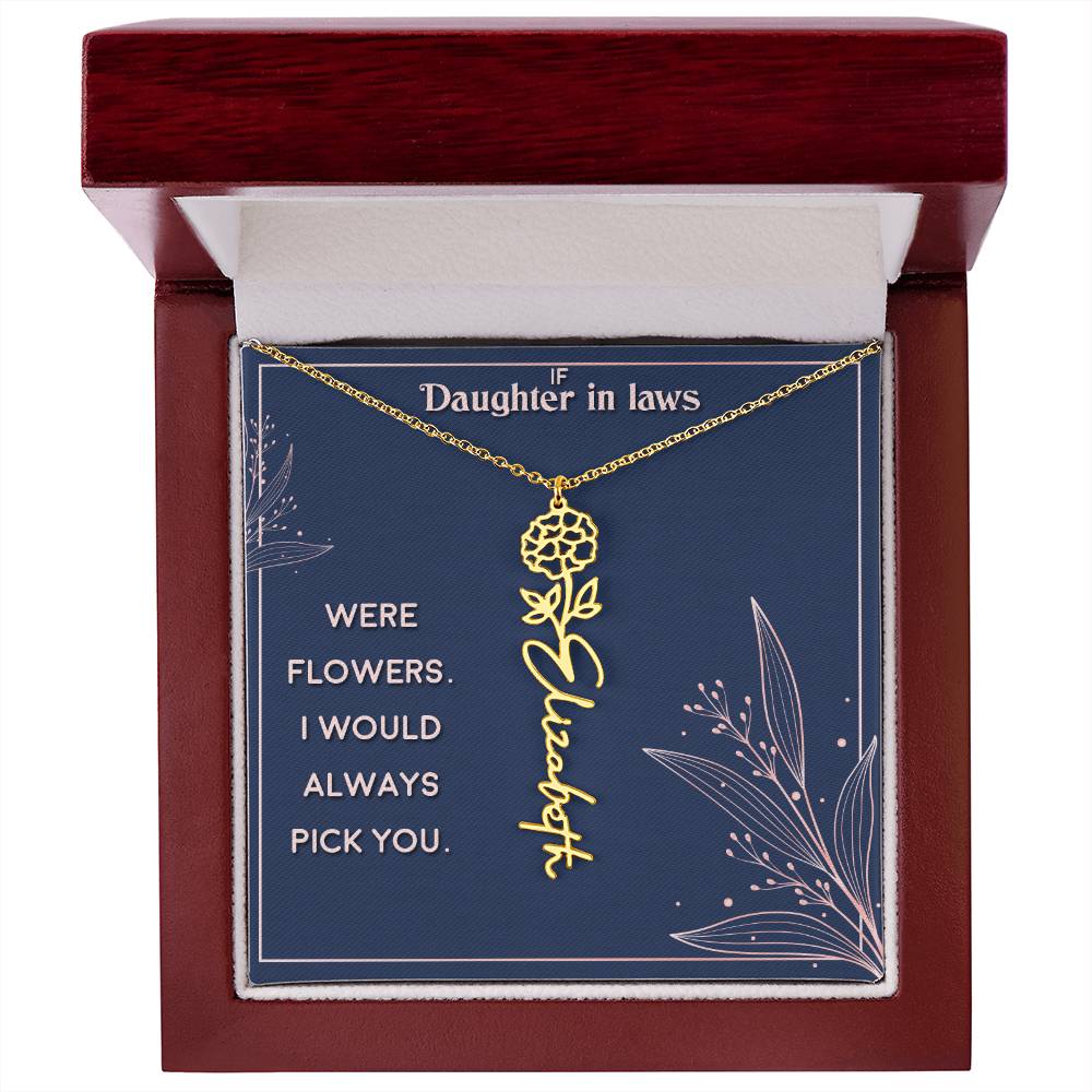 To my Daughter-in-law I Will Always Pick You