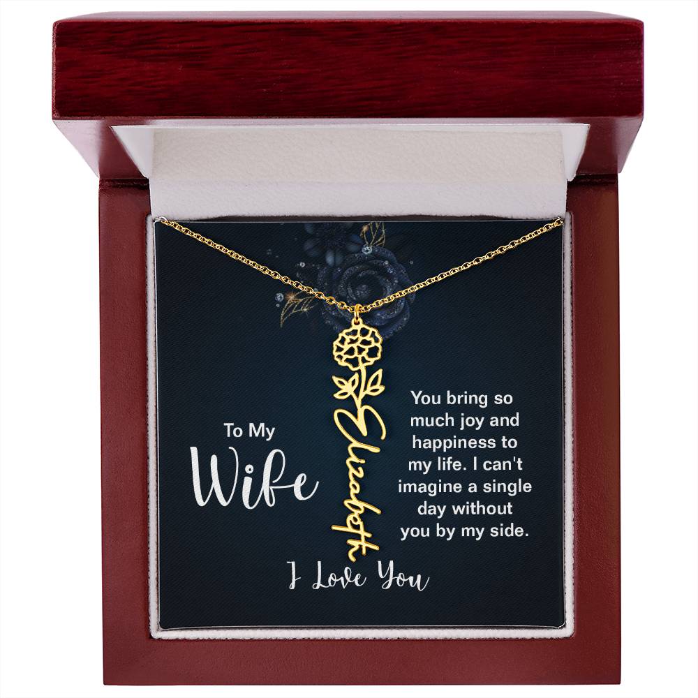 To my wife - you bring so much joy