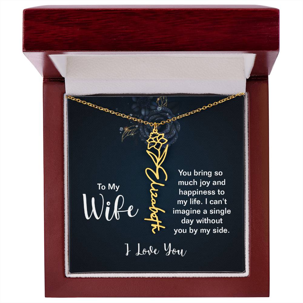 To my wife - you bring so much joy