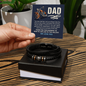 Thank You For Showing Us How to Live Life to the Fullest Love You Forever Bracelet Father's Day Gift for Husband, Gift for Dad
