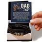 Thank You For Showing Us How to Live Life to the Fullest Love You Forever Bracelet Father's Day Gift for Husband, Gift for Dad
