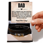 Your Love and Commitment Inspire Me Every Day Love You Forever Bracelet Father's Day Gift for Father, Gift for Dad