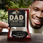 To My Dad, Never Forget That I Love You Love You Forever Bracelet Father's Day Gift for Father, Gift for Dad