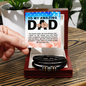 To My Amazing Dad, You Are My Hero Love You Forever Bracelet Father's Day Gift for Father, Gift for Dad
