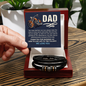 Thank You For Showing Us How to Live Life to the Fullest Love You Forever Bracelet Father's Day Gift for Husband, Gift for Dad