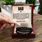 Your Love and Commitment Inspire Me Every Day Love You Forever Bracelet Father's Day Gift for Father, Gift for Dad