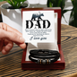 I Want to Be A Man Like My Father Love You Forever Bracelet Father's Day Gift for Father, Gift for Dad