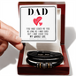 Dad you have loved me Love You Forever Bracelet Father's Day Gift for Dad, Gift for Father