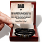 Your Love and Commitment Inspire Me Every Day Love You Forever Bracelet Father's Day Gift for Father, Gift for Dad