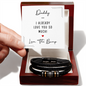 Daddy I Already Love You So Much Love You Forever Bracelet Father's Day Gift for Father, Gift for Dad