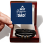 Best Flippin Dad Love You Forever Bracelet Father's Day Gift for Husband, Gift for Dad