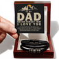 To My Dad, Never Forget That I Love You Love You Forever Bracelet Father's Day Gift for Father, Gift for Dad