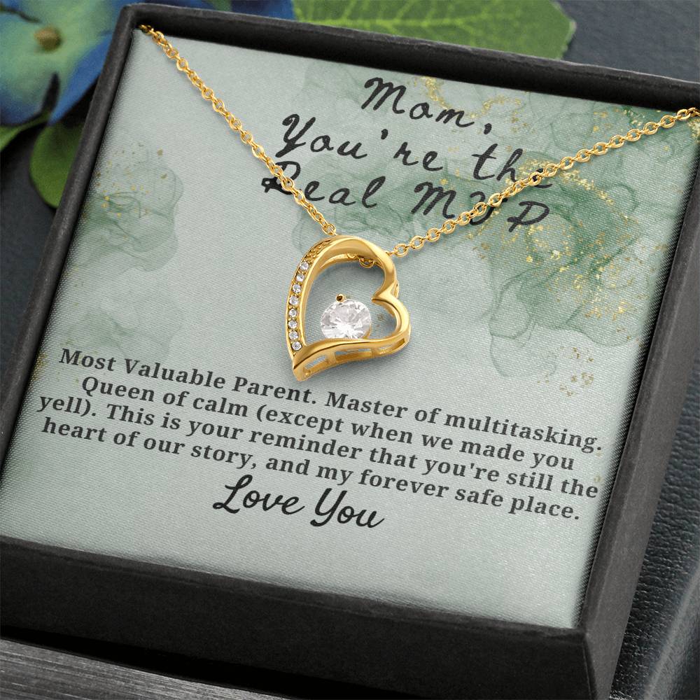 Mom You're the Real MVP Forever Love Necklace