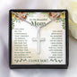 To My Beautiful Mom You Gave Me The Confidence That I Needed Artisan Cross Necklace