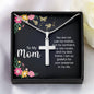 To My Mom You Are Not Just a Mother Artisan Cross Necklace