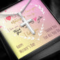 I Love You Happy Mother's Day Mom Thank You For All You Do Artisan Cross Necklace