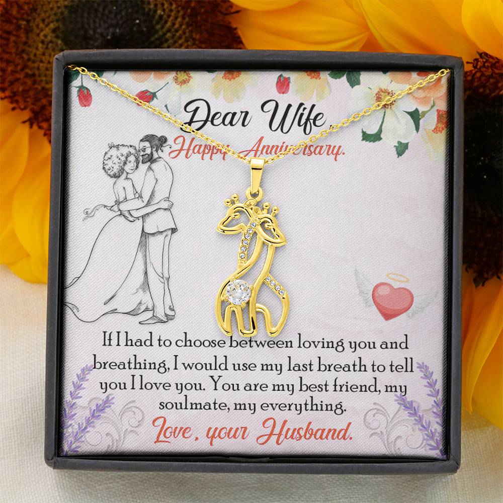 Dear Wife, Happy Anniversary to My Wife I Will love you Forever