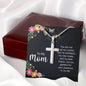 To My Mom You Are Not Just a Mother Artisan Cross Necklace