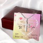 I Love You Happy Mother's Day Mom Thank You For All You Do Artisan Cross Necklace