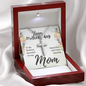 To My Brilliant Mom Happy Mother's Day To My Brilliant Mom Artisan Cross Necklace