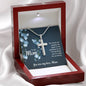 To My Mom No Words Can Express the Depth of My Gratitude Artisan Cross Necklace