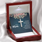 To My Mom No Matter How Old I Grow, I'll Always Need Your Love Artisan Cross Necklace