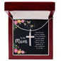 To My Mom You Are Not Just a Mother Artisan Cross Necklace