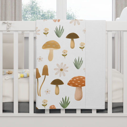 Cozy Mushroom Baby Blanket | Soft Fleece Nursery Blanket, Baby Shower Gift, Woodland Theme Nursery, Cute Infant Blanket, Eco-Friendly [...]