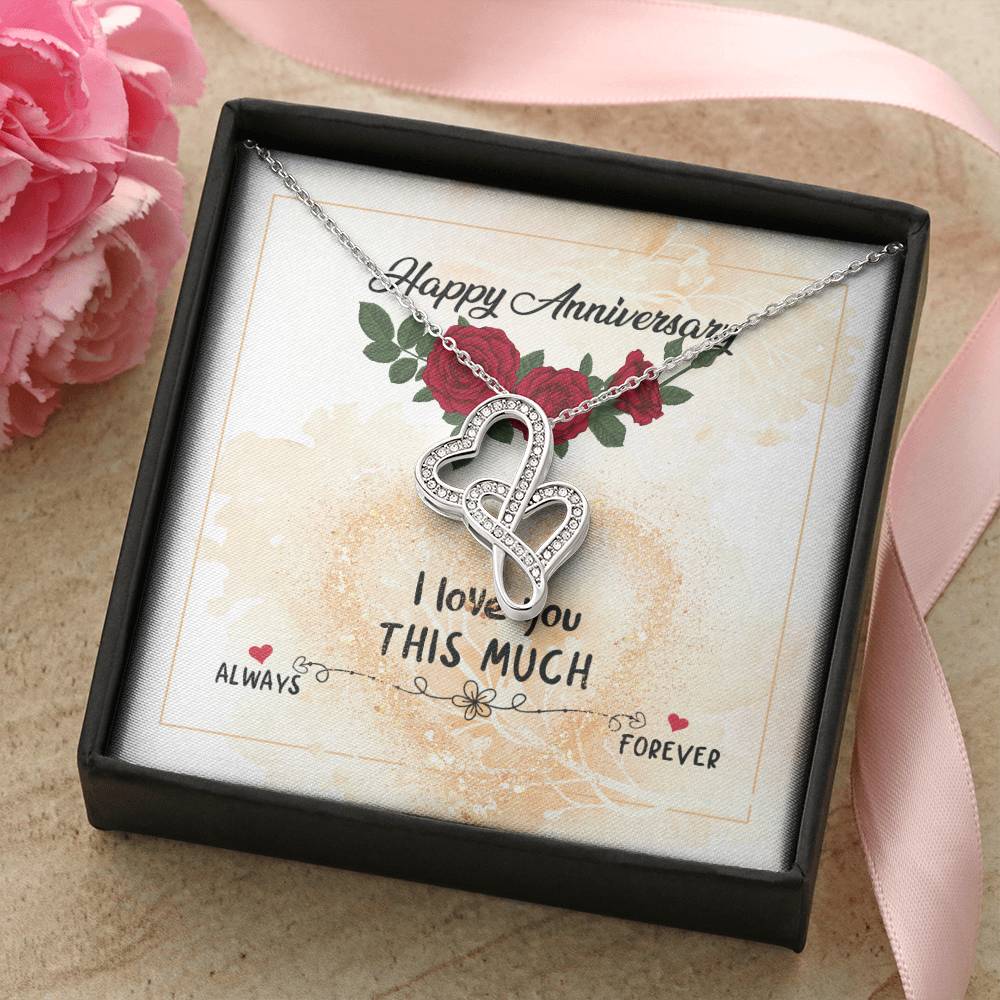 I Love You This Much Always ForeverGift for Her Happy Anniversary