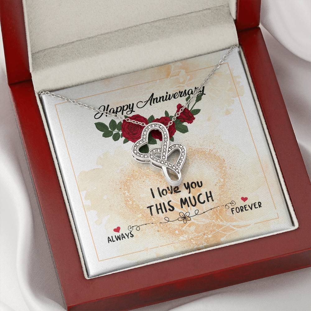 I Love You This Much Always ForeverGift for Her Happy Anniversary