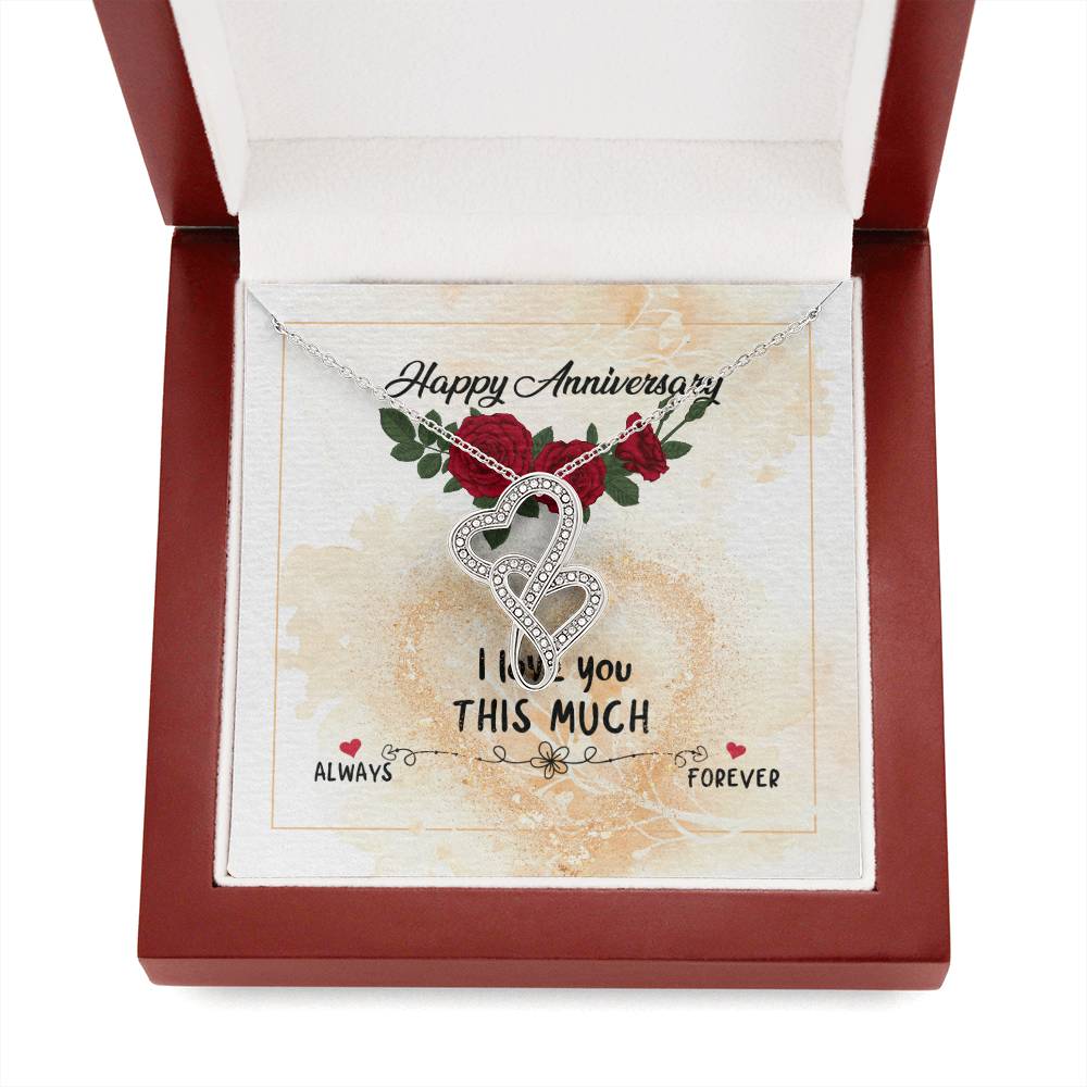 I Love You This Much Always ForeverGift for Her Happy Anniversary
