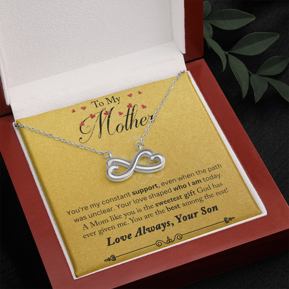 Endless Love Necklace To My Mother You Are My Constant Support