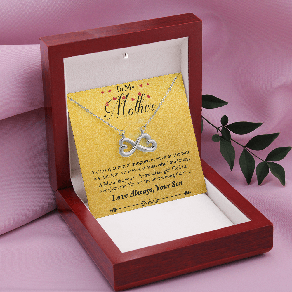 Endless Love Necklace To My Mother You Are My Constant Support