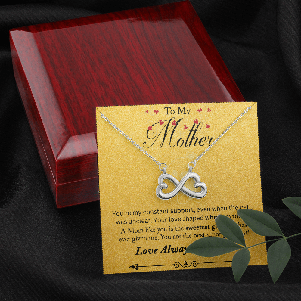 Endless Love Necklace To My Mother You Are My Constant Support