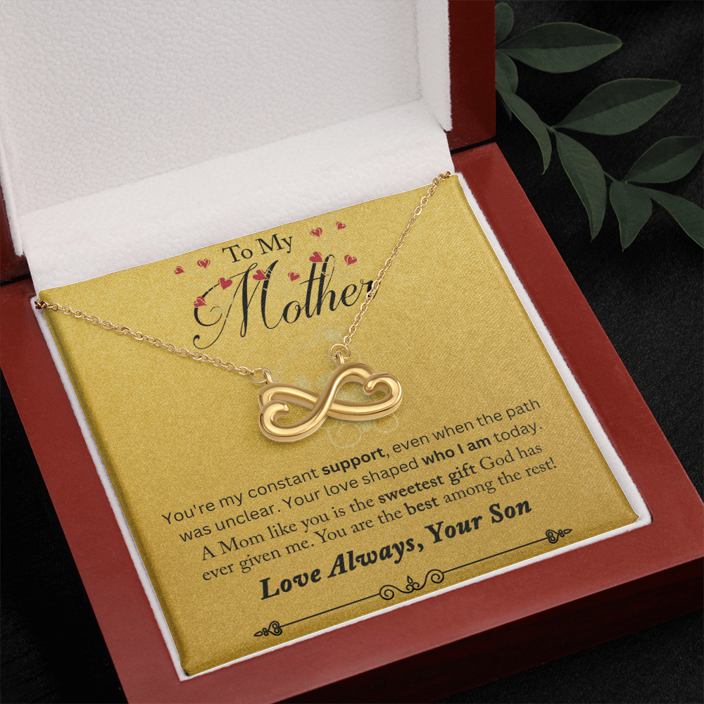 Endless Love Necklace To My Mother You Are My Constant Support
