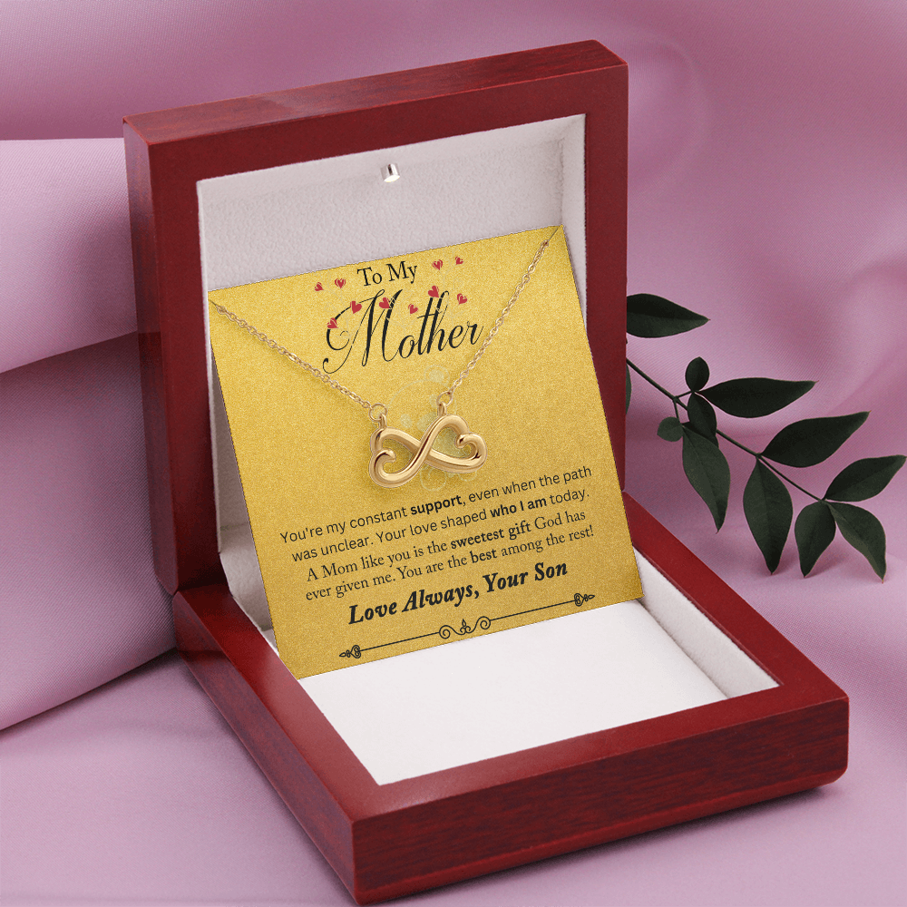 Endless Love Necklace To My Mother You Are My Constant Support