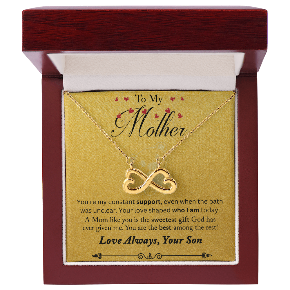 Endless Love Necklace To My Mother You Are My Constant Support