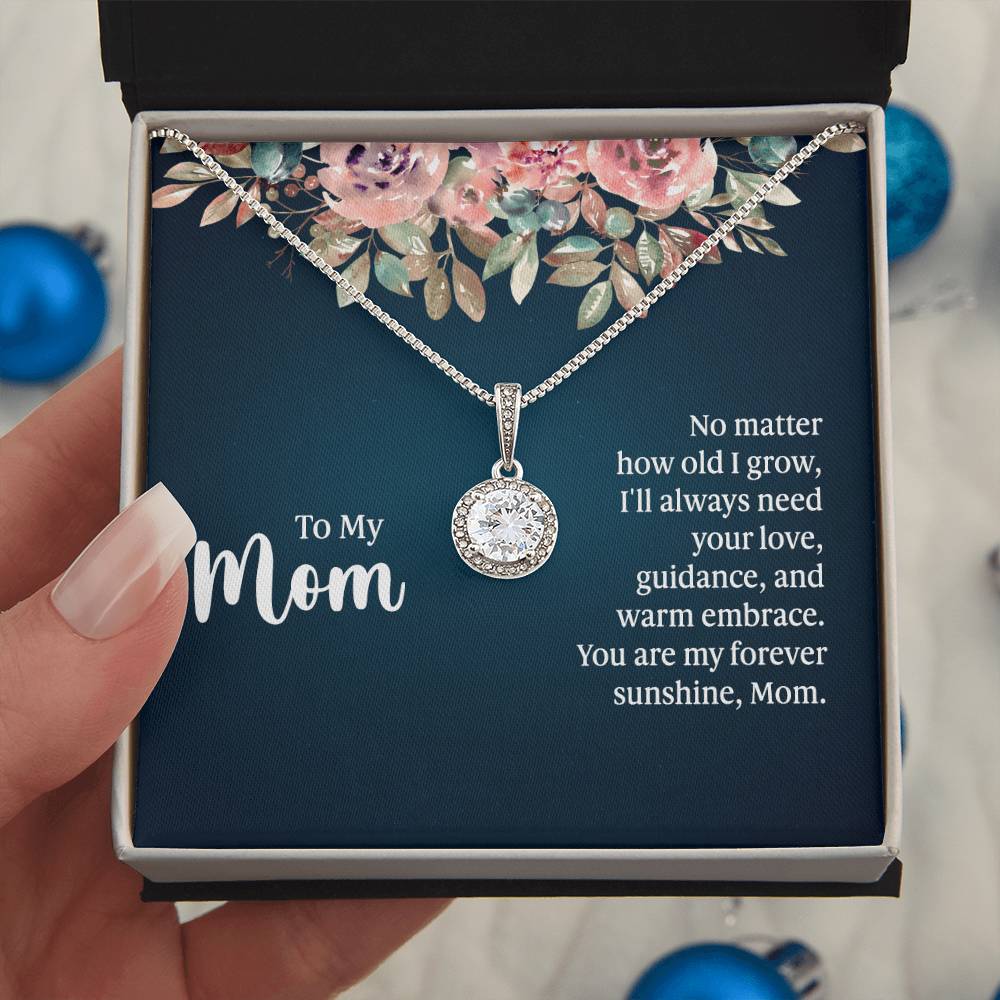 To My Mom So Much of Me is Made From How You Raised Me to Be Eternal Hope Necklace