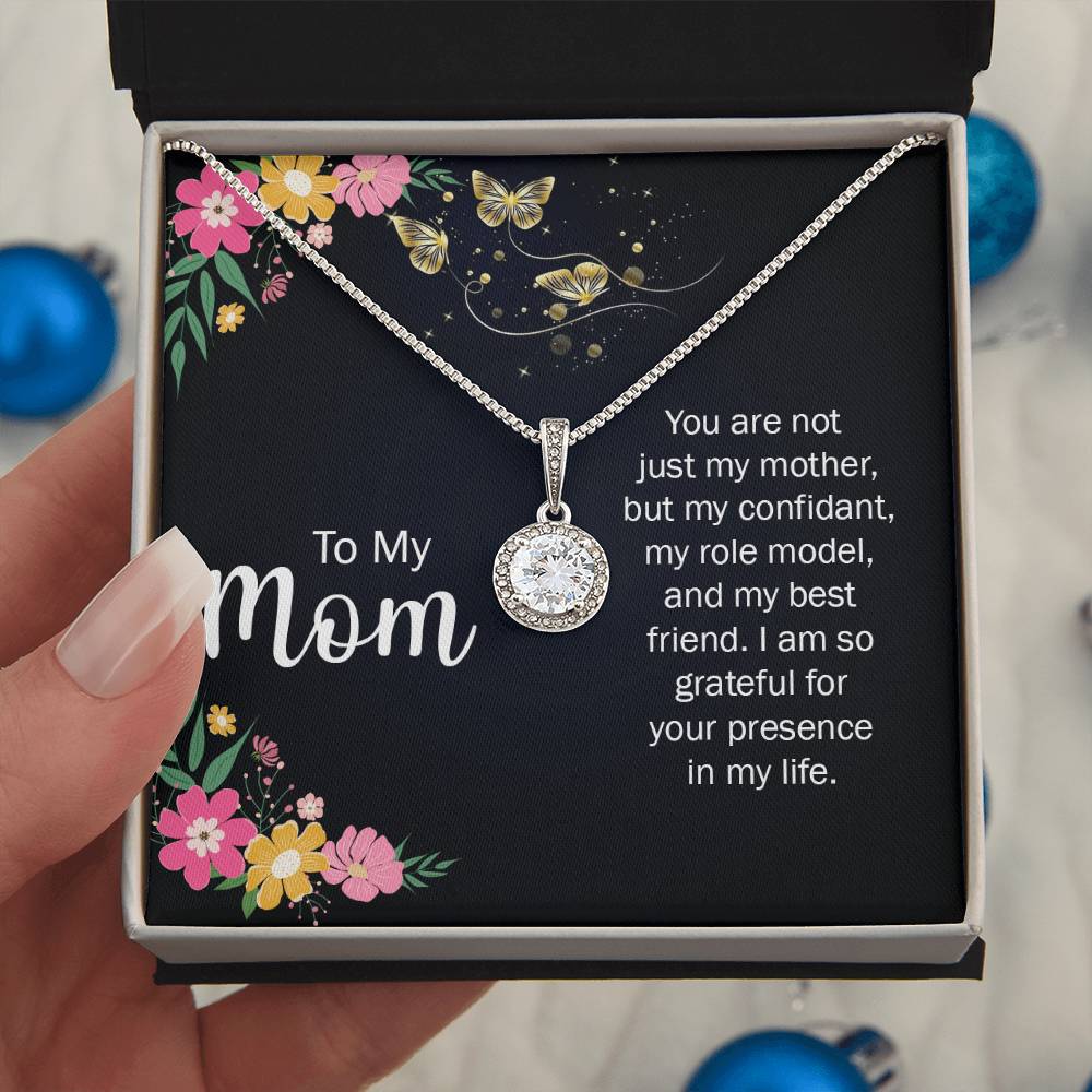 To My Mom You Are Not Just a Mother Eternal Hope Necklace
