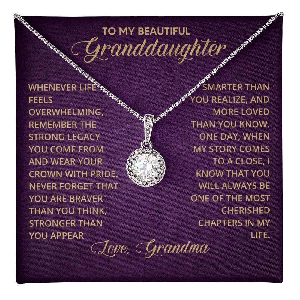 To My Beautiful, Brave, Strong & Smart Granddaughter, I Love you - To My Granddaughter