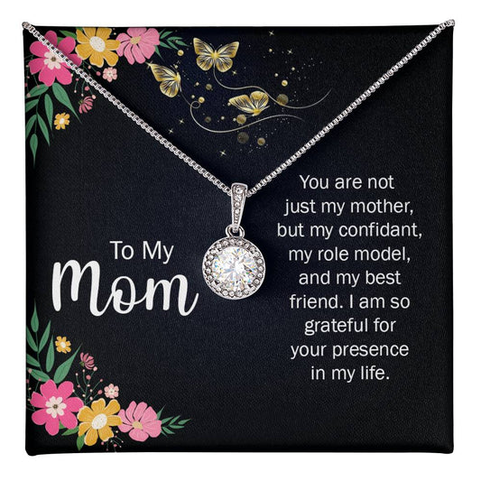 To My Mom You Are Not Just a Mother Eternal Hope Necklace